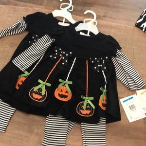 Bonnie Baby Halloween Outfit, Pumpkins